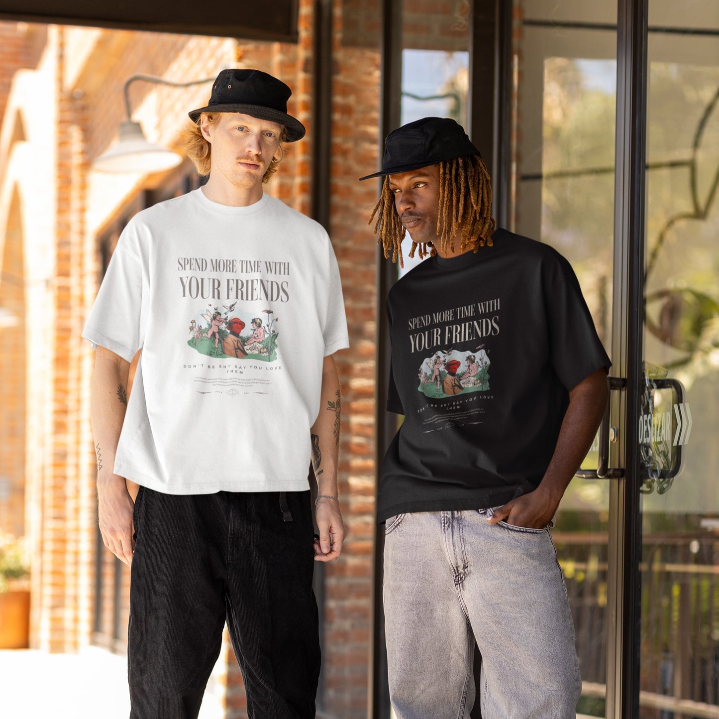 Pale Jay - Spend More Time with your friends - Oversized - Graphos